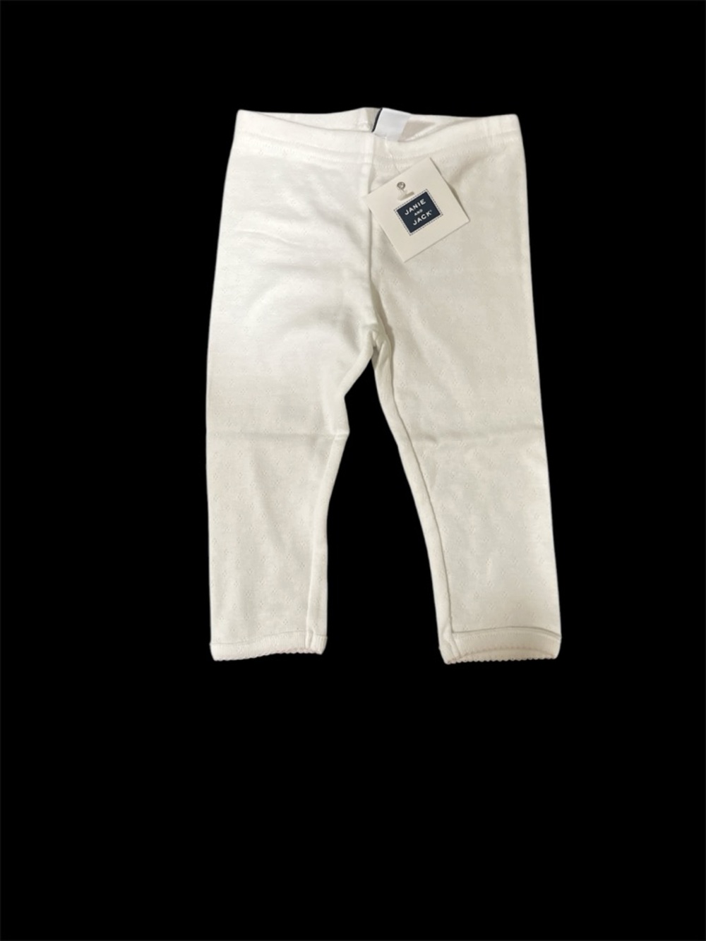 Janie and Jack Cream Baby Leggings NWT 6-12 months